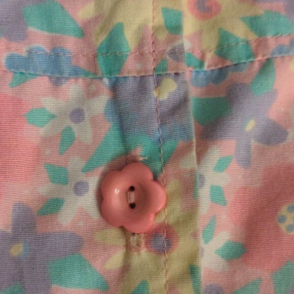 Winning Moves Rare vintage pastel floral print jacket size 10 kawaii 🌸 - Picture 9 of 11